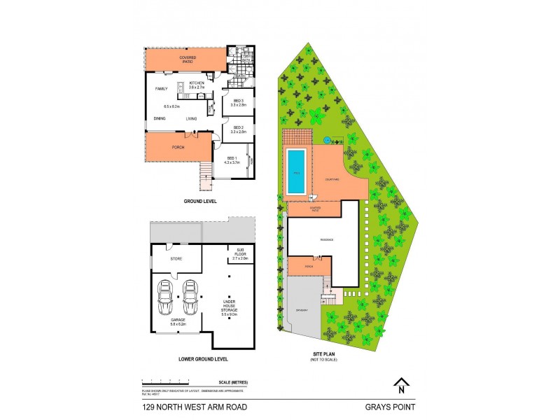 129 North West Arm Road, Grays Point NSW 2232 Floorplan