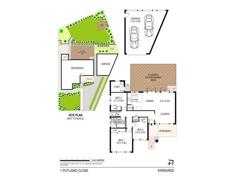 1 Putland Close, Kirrawee NSW 2232 Floorplan