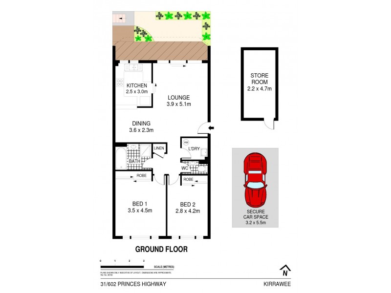 31/602 Princes Highway, Kirrawee NSW 2232 Floorplan
