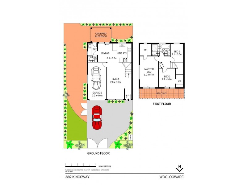 2/92 Kingsway, Woolooware NSW 2230 Floorplan
