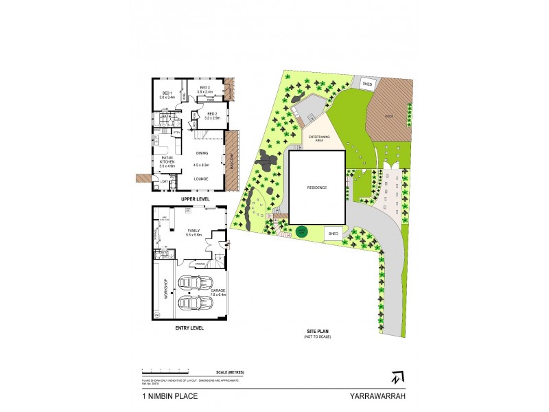 1 Nimbin Place, Yarrawarrah NSW 2233 Floorplan