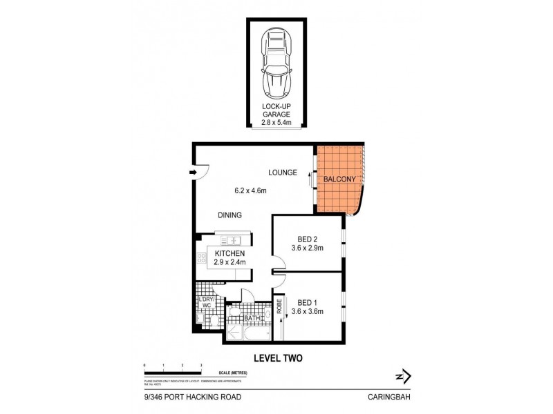9/346 Port Hacking Road, Caringbah NSW 2229 Floorplan