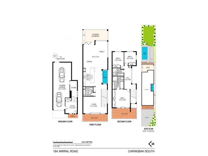 16a Mirral Road, Caringbah South NSW 2229 Floorplan