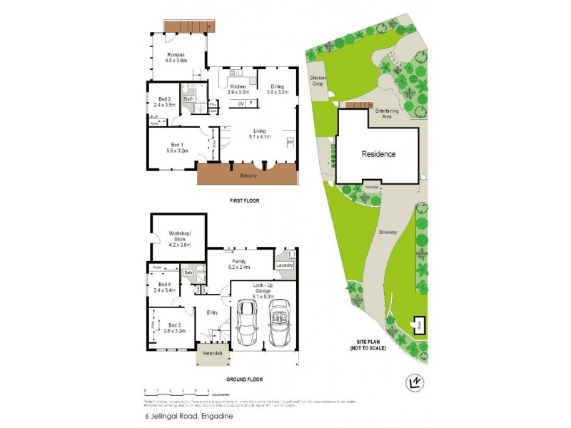 6 Jellingal Road, Engadine NSW 2233 Floorplan