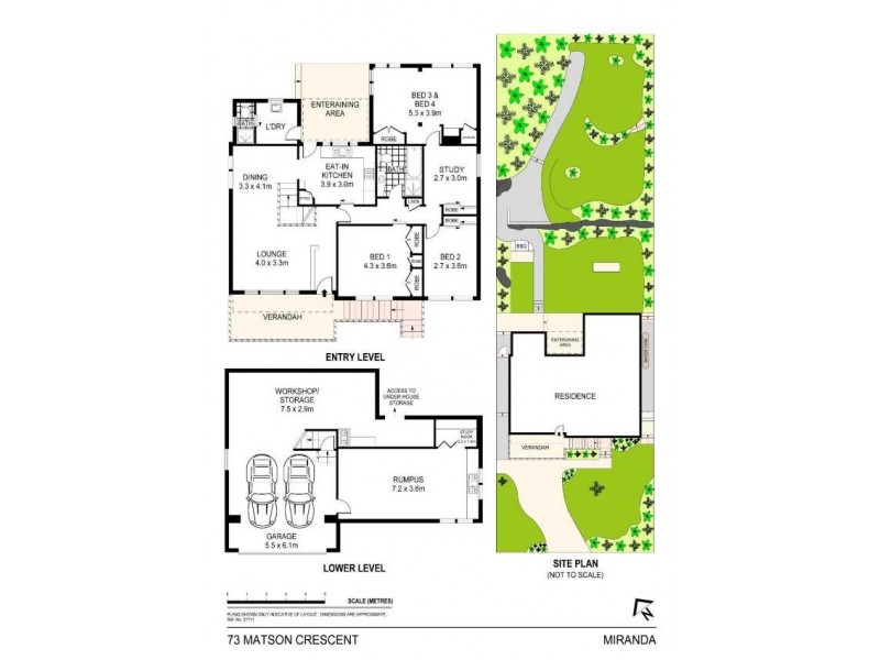 73 Matson Crescent, Miranda NSW 2228 Floorplan