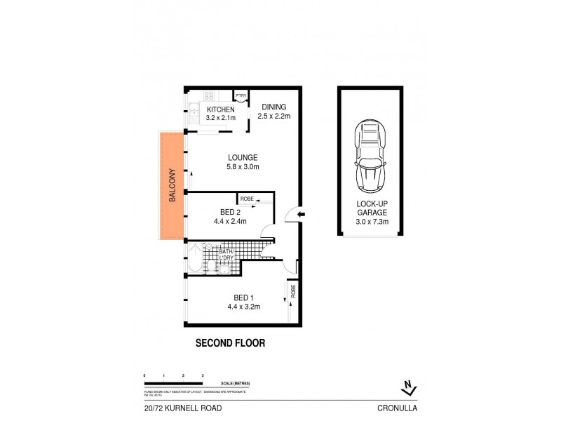 20/72 Kurnell Road, Cronulla NSW 2230 Floorplan