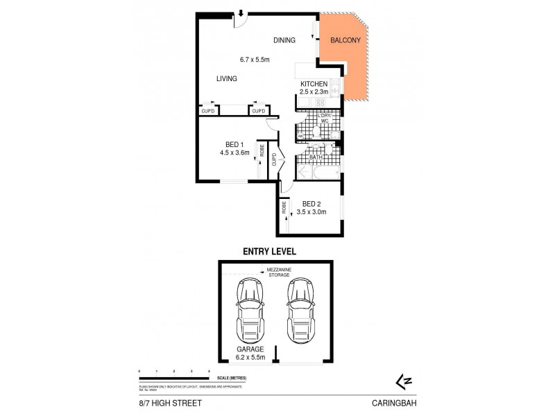8/7-9 High Street, Caringbah NSW 2229 Floorplan