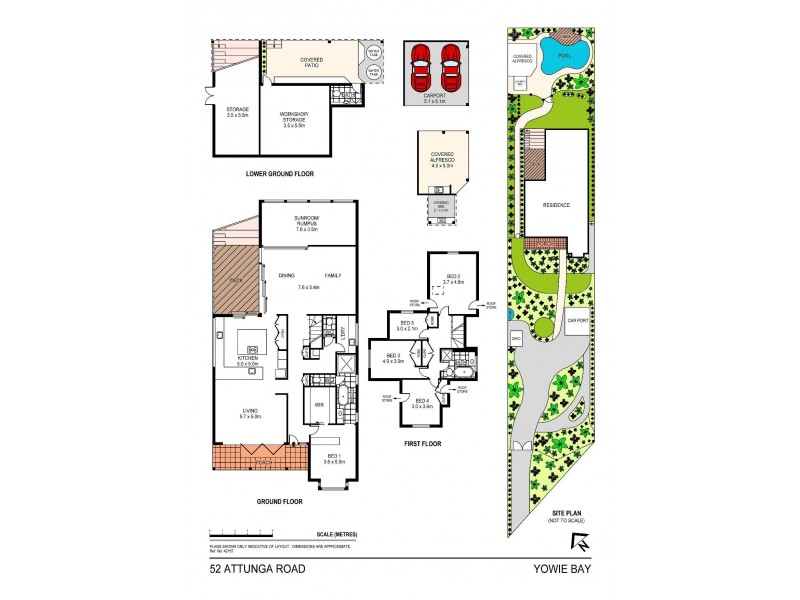 52 Attunga Road, Yowie Bay NSW 2228 Floorplan