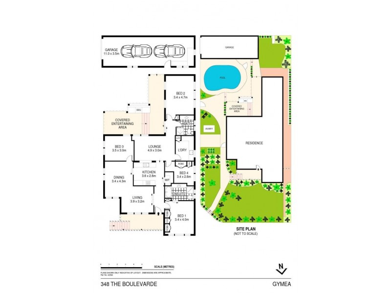 348 The Boulevarde, Gymea NSW 2227 Floorplan