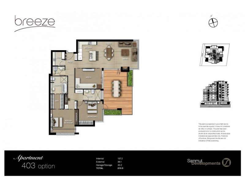 403/19-21 Gerrale Street, Cronulla NSW 2230 Floorplan