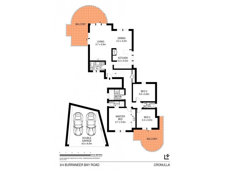 3/4 Burraneer Bay Road, Cronulla NSW 2230 Floorplan