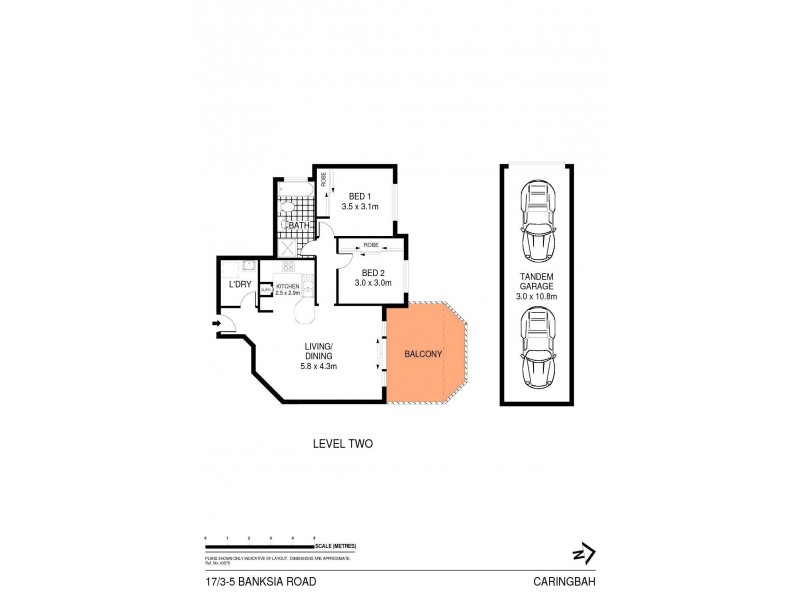 17/3-5 Banksia Road, Caringbah NSW 2229 Floorplan