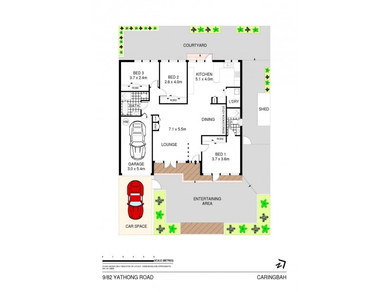 9/82 Yathong Road, Caringbah NSW 2229 Floorplan