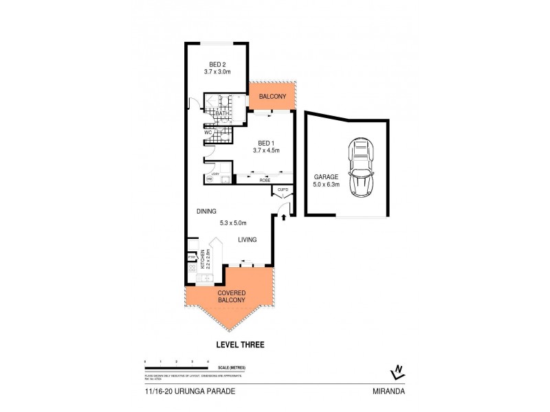 11/16-20 Urunga Parade, Miranda NSW 2228 Floorplan