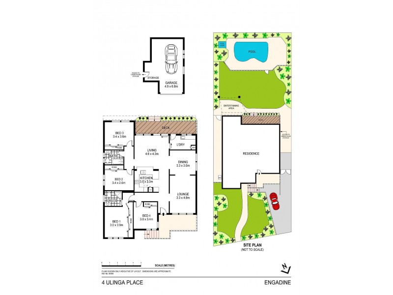 4 Ulinga Place, Engadine NSW 2233 Floorplan