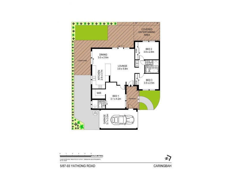 5/87 Yathong Road, Caringbah NSW 2229 Floorplan