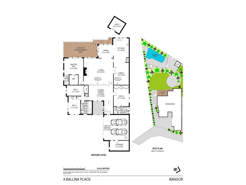 9 Ballina Place, Bangor NSW 2234 Floorplan