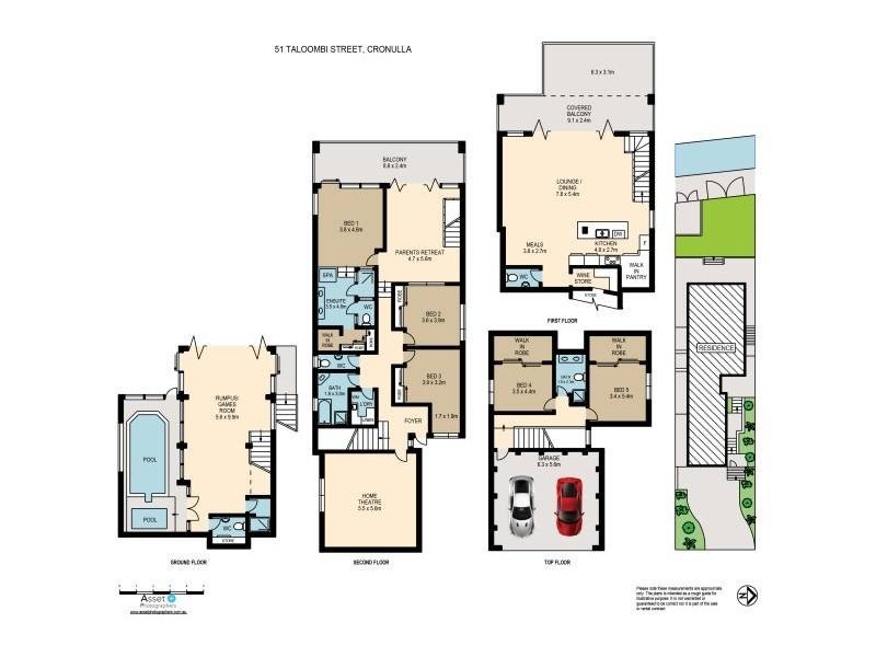 51 Taloombi Street, Cronulla NSW 2230 Floorplan