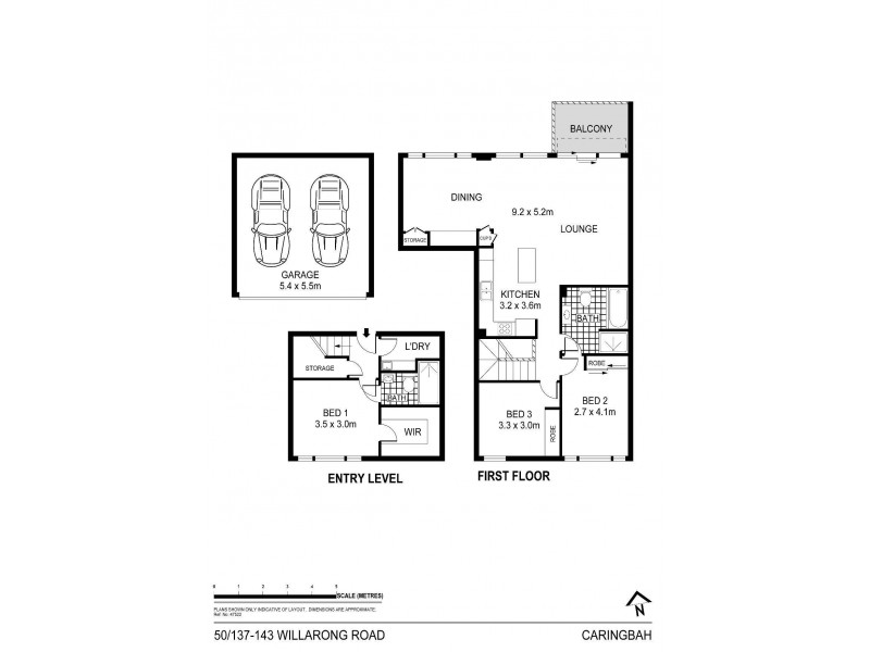 50/137 Willarong Road, Caringbah NSW 2229 Floorplan