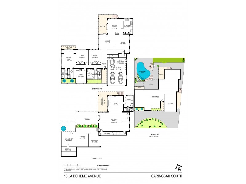 13 La Boheme Avenue, Caringbah South NSW 2229 Floorplan