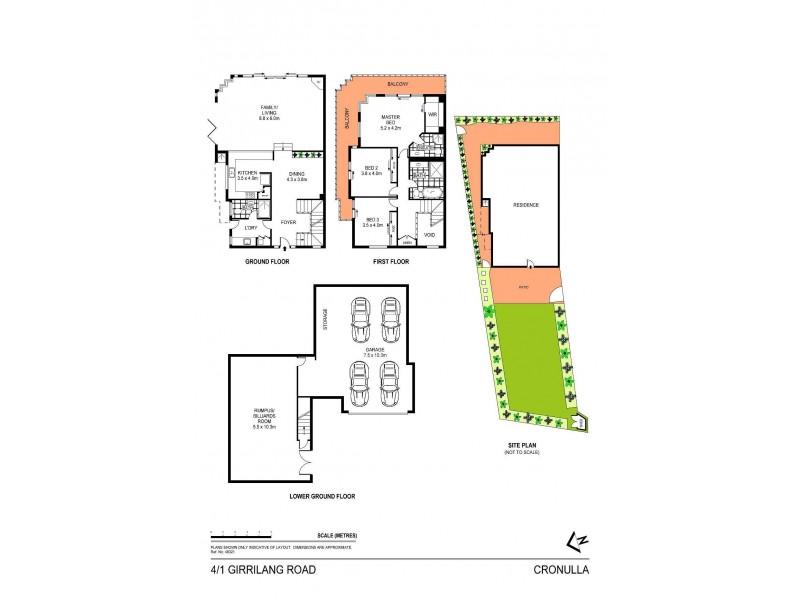 4/1 Girrilang Road, Cronulla NSW 2230 Floorplan