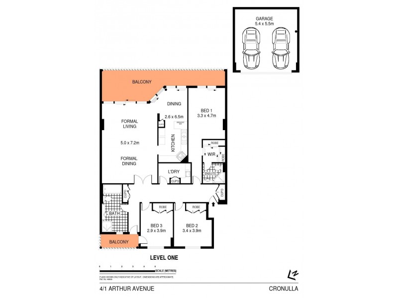 4/1-7 Arthur Avenue, Cronulla NSW 2230 Floorplan