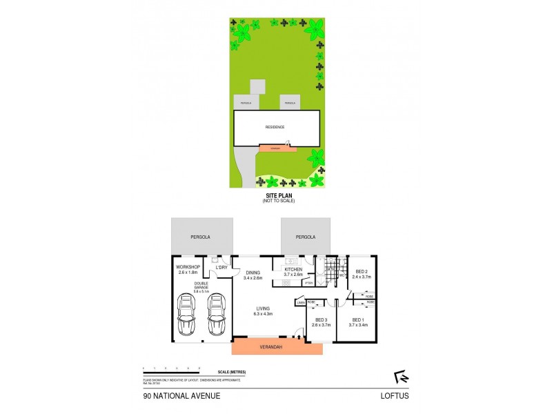 90 National Avenue, Loftus NSW 2232 Floorplan