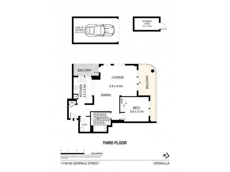 17/59-65 Gerrale Street, Cronulla NSW 2230 Floorplan