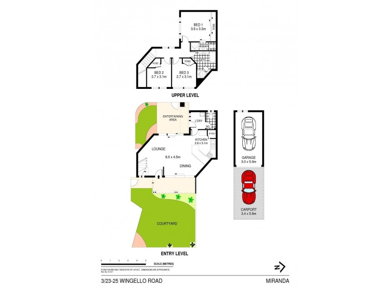 3/23 Wingello Road, Miranda NSW 2228 Floorplan