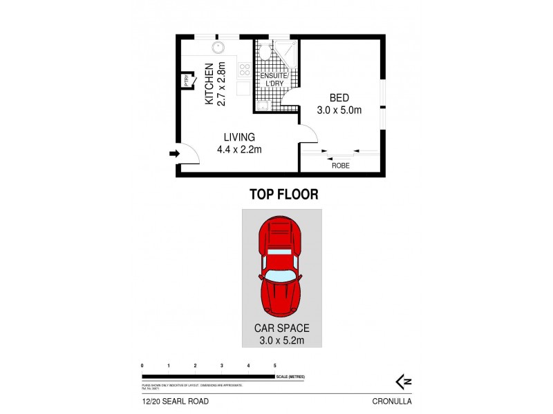 12/20 Searl Road, Cronulla NSW 2230 Floorplan