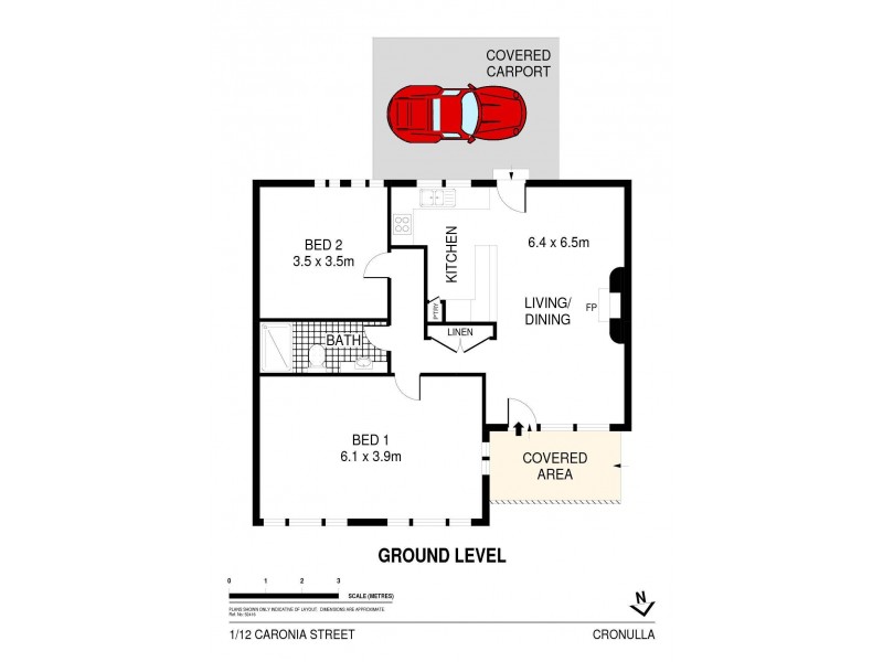 1/12 Caronia Avenue, Cronulla NSW 2230 Floorplan