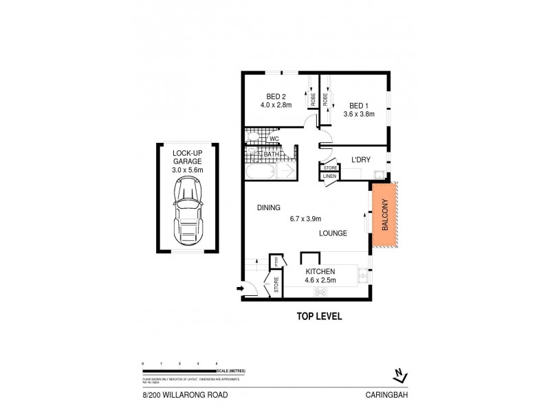 8/200 Willarong Road, Caringbah NSW 2229 Floorplan