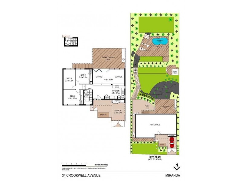 34 Crookwell Avenue, Miranda NSW 2228 Floorplan