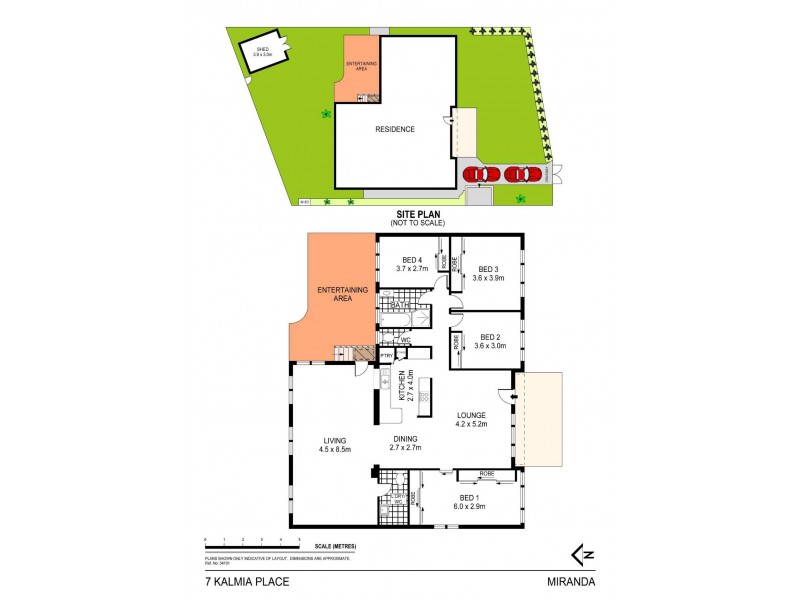 7 Kalmia Place, Miranda NSW 2228 Floorplan