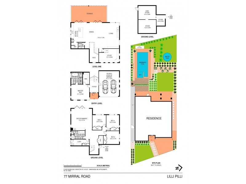 77 Mirral Road, Lilli Pilli NSW 2229 Floorplan