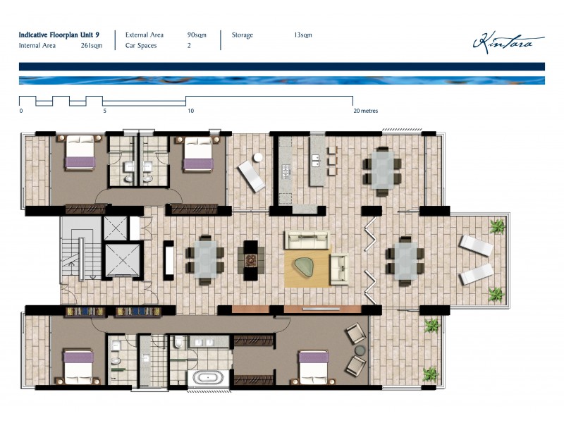 9/6 Coolum Place, Yowie Bay NSW 2228 Floorplan