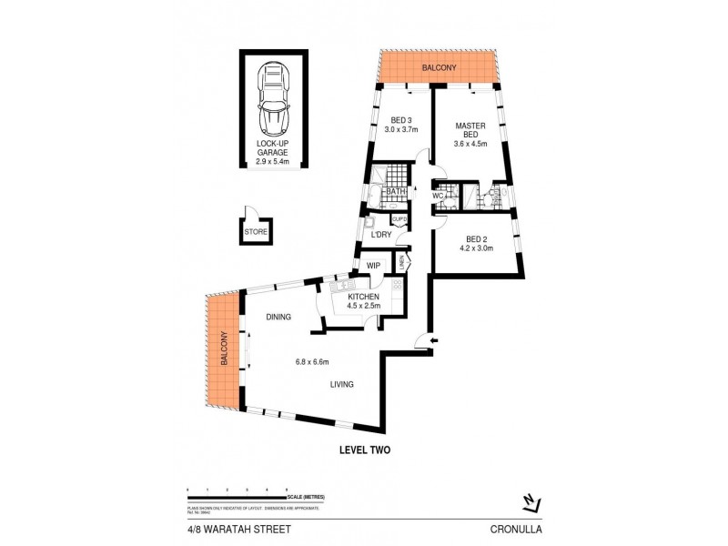 4/8-12 Waratah Street, Cronulla NSW 2230 Floorplan