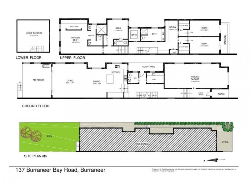 137 Burraneer Bay Road, Burraneer NSW 2230 Floorplan