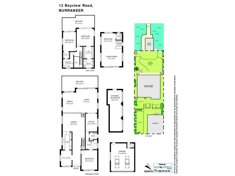 12 Bayview Road, Burraneer NSW 2230 Floorplan