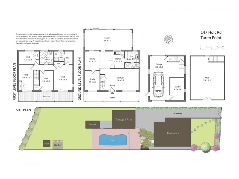 147 Holt Road, Taren Point NSW 2229 Floorplan