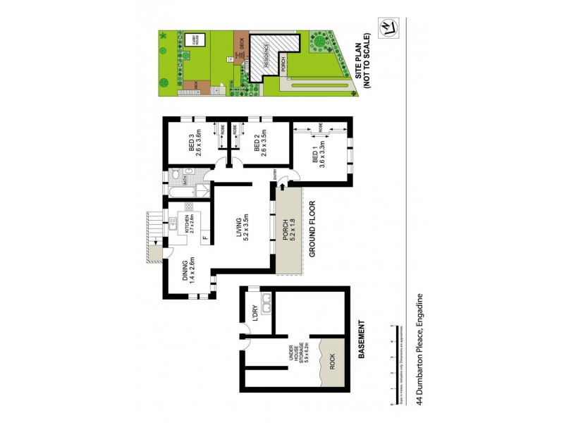 44 Dumbarton Place, Engadine NSW 2233 Floorplan