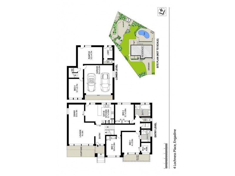 4 Lochness Place, Engadine NSW 2233 Floorplan