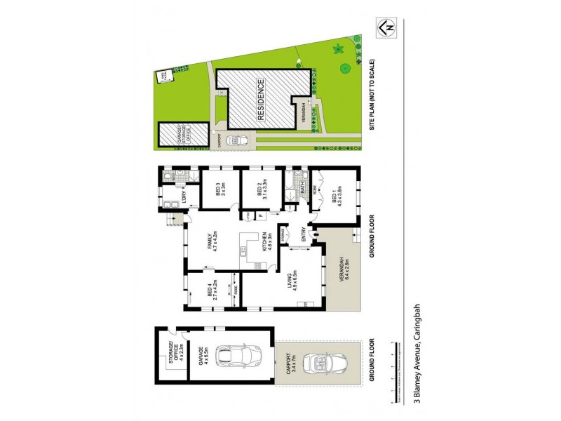 3 Blamey Avenue, Caringbah South NSW 2229 Floorplan