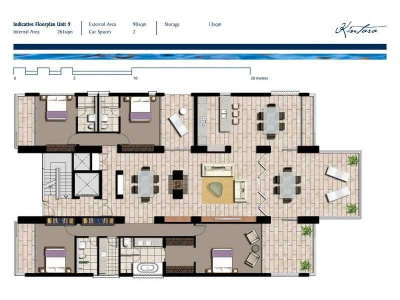 10/6 Coolum Place, Yowie Bay NSW 2228 Floorplan