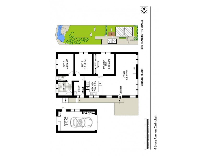 4 Bruce Avenue, Caringbah South NSW 2229 Floorplan