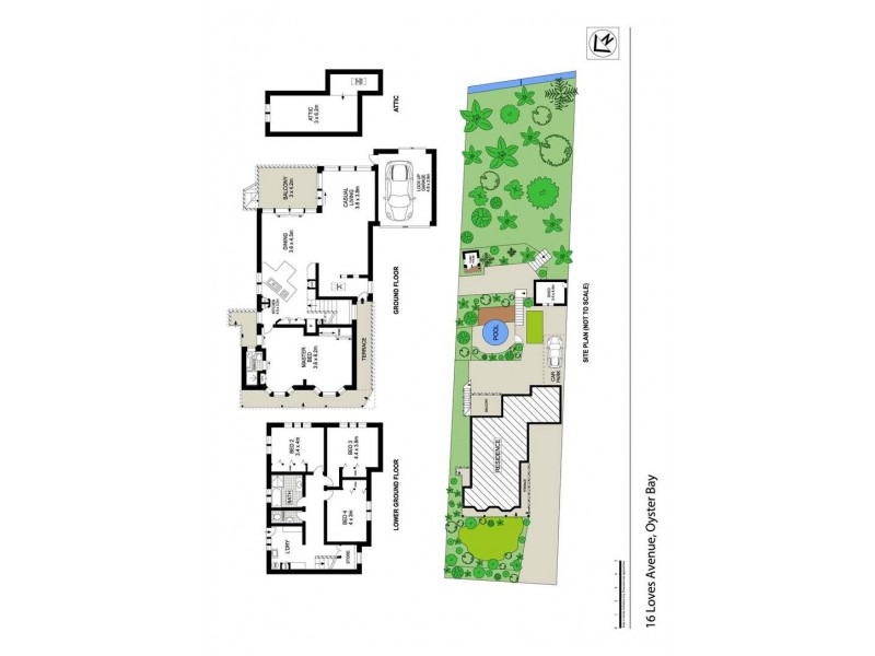 16 Loves Avenue, Oyster Bay NSW 2225 Floorplan