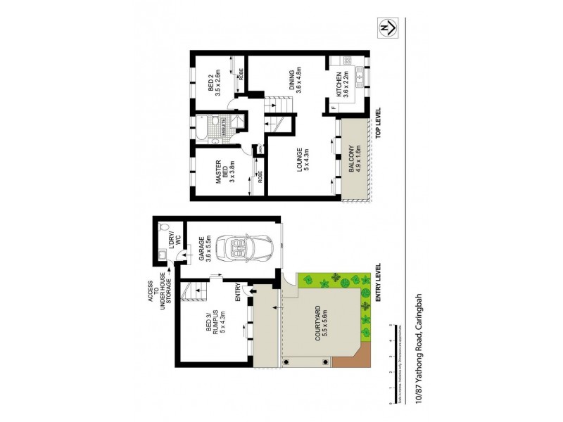 10/87 Yathong Road, Caringbah NSW 2229 Floorplan