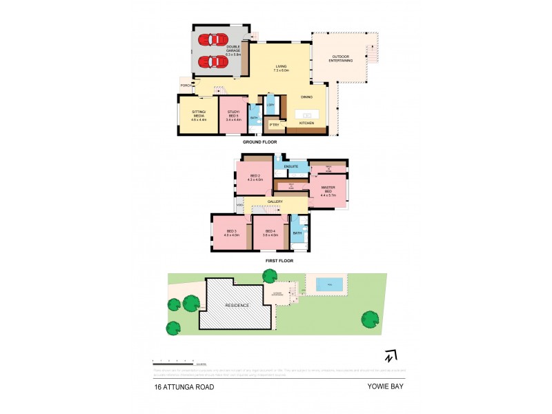 16 Attunga Road, Yowie Bay NSW 2228 Floorplan
