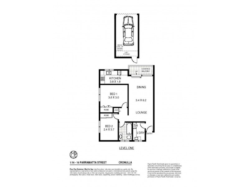 1/14-16 Parramatta Street, Cronulla NSW 2230 Floorplan