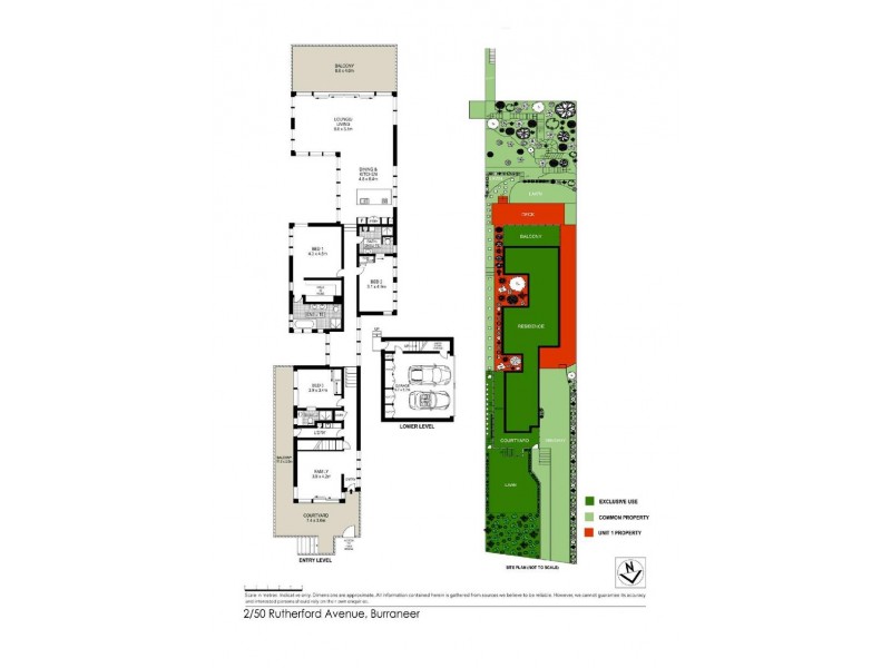 2/50 Rutherford Avenue, Burraneer NSW 2230 Floorplan